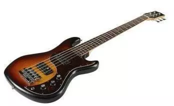 EB Active 5-String Bass in Fireburst
